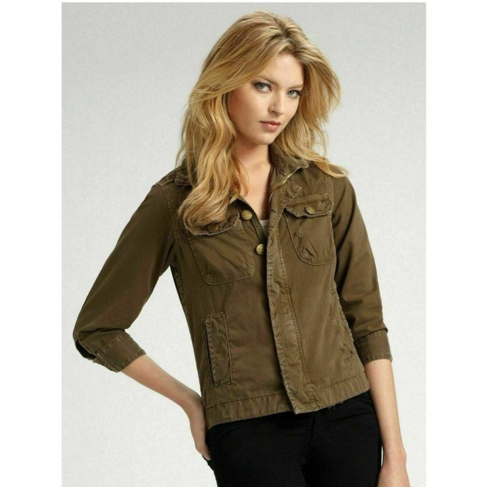 Current/elliott “the soldier” army jacket - Picture 7 of 9